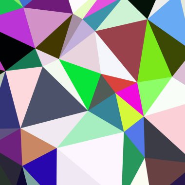 Abstract background poligonal seamless triangle color pattern. clipart