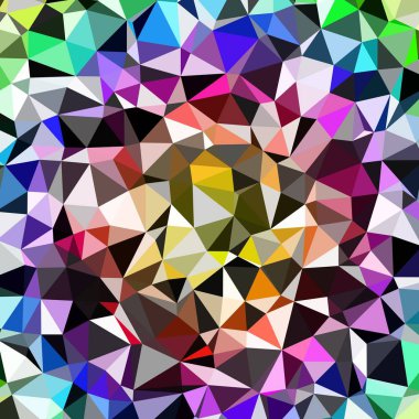 Arka plan poligonal sorunsuz üçgen renk desen.