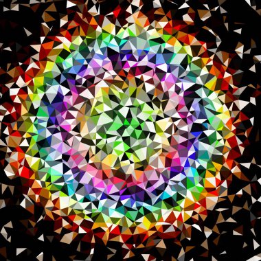 Arka plan çok renkli geometrik poligonal.