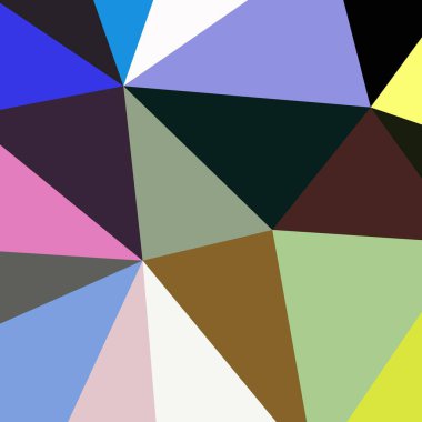 Arka plan poligonal sorunsuz üçgen renk desen.