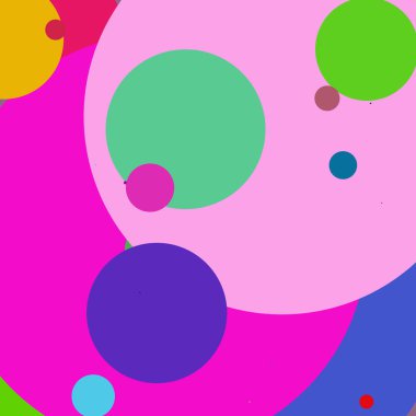 Daire geometrik şaşırtıcı arka plan çok renkli desen.