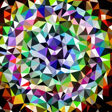 Arka plan poligonal sorunsuz üçgen renk desen.