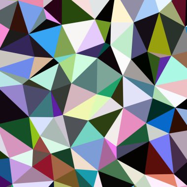 Arka plan poligonal sorunsuz üçgen renk desen.