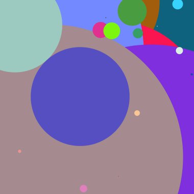 Daire geometrik şaşırtıcı arka plan çok renkli desen.