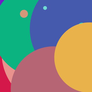 Daire geometrik şaşırtıcı arka plan çok renkli desen.