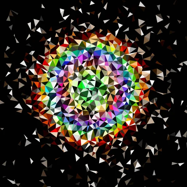Arka plan çok renkli geometrik poligonal.