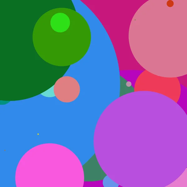 Círculo Geométrico Novo Abstrato Fundo Multicolor Padrão — Fotografia de Stock