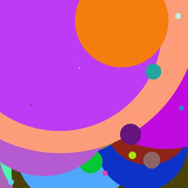 Daire geometrik yeni arka plan çok renkli desen.