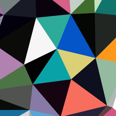 Arka plan çok renkli geometrik poligonal.