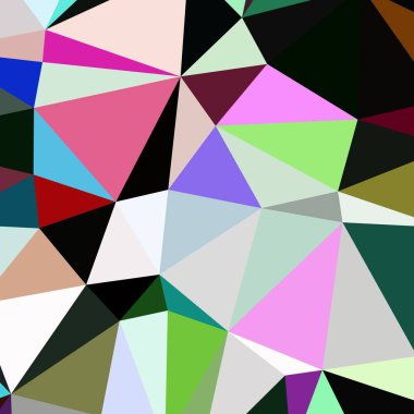 Arka plan poligonal sorunsuz üçgen renk desen.