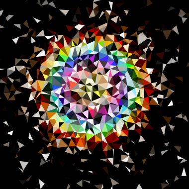 Arka plan çok renkli geometrik poligonal.