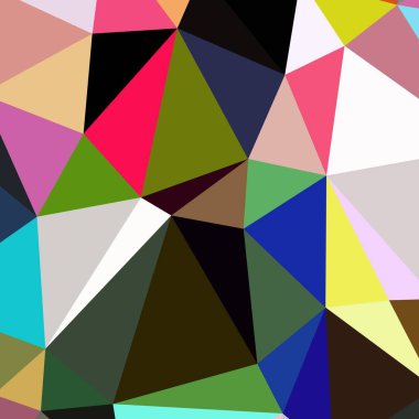 Arka plan çok renkli geometrik poligonal.