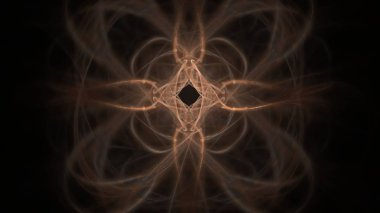 Fantezi kaotik renkli fraktal desen. Soyut Fraktal şekiller. 3D render resimde arka plan veya duvar kağıdı.