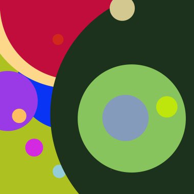 Daire geometrik yeni arka plan çok renkli desen.