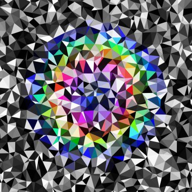 Arka plan çok renkli geometrik poligonal.