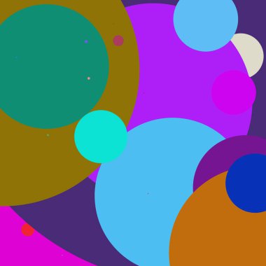 Daire geometrik yeni arka plan çok renkli desen.