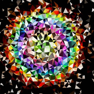 Arka plan çok renkli geometrik poligonal.