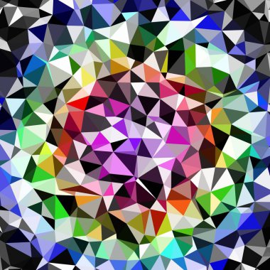 Arka plan çok renkli geometrik poligonal.