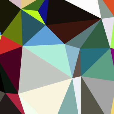 Arka plan poligonal sorunsuz üçgen renk desen.