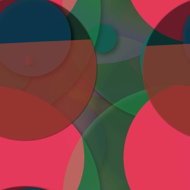 Arka plan çok renkli daire geometrik desen sorunsuz.