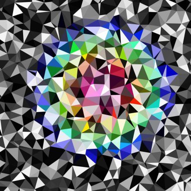 Arka plan çok renkli geometrik poligonal.