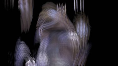 Fantezi kaotik renkli fraktal desen. Soyut Fraktal şekiller. 3D render resimde arka plan veya duvar kağıdı.