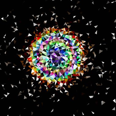 Arka plan çok renkli geometrik poligonal.