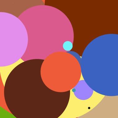 Daire geometrik yeni arka plan çok renkli desen.