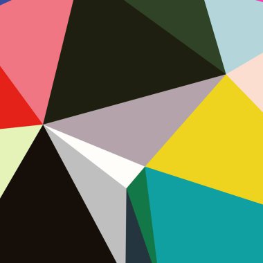 Arka plan çok renkli geometrik poligonal.