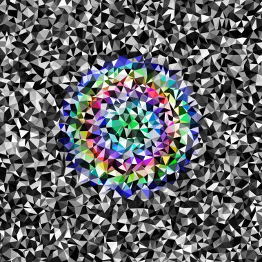 Arka plan çok renkli geometrik poligonal.