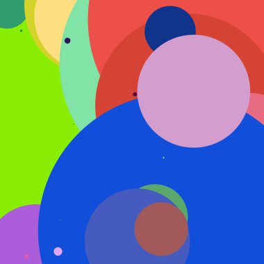 Daire geometrik şaşırtıcı arka plan çok renkli desen.