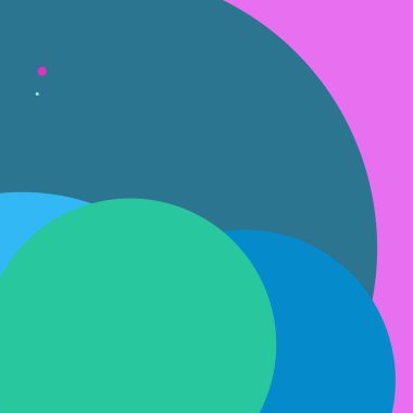 Daire geometrik şaşırtıcı arka plan çok renkli desen.