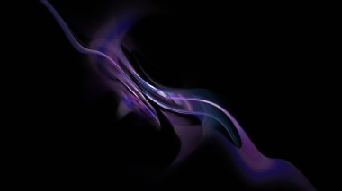 Fantezi kaotik renkli fraktal desen. Soyut Fraktal şekiller. 3D render resimde arka plan veya duvar kağıdı.