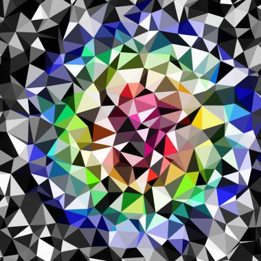 Arka plan çok renkli geometrik poligonal.