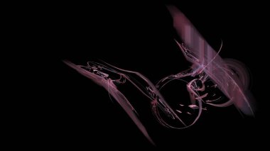 Fantezi kaotik renkli fraktal desen. Soyut Fraktal şekiller. 3D render resimde arka plan veya duvar kağıdı.