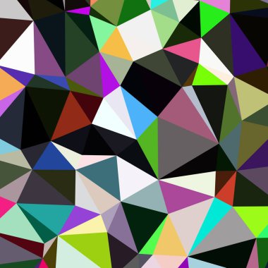 Arka plan poligonal sorunsuz üçgen renk desen.