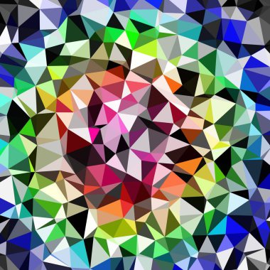 Arka plan çok renkli geometrik poligonal.