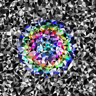 Arka plan çok renkli geometrik poligonal.