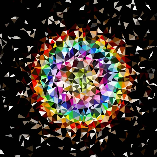 Arka plan çok renkli geometrik poligonal.