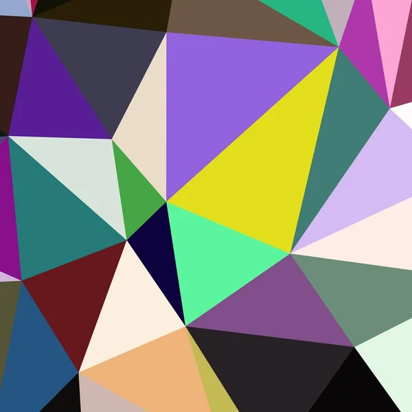 Abstract Background Multicolor Geometric Poligonal — Stock Photo, Image