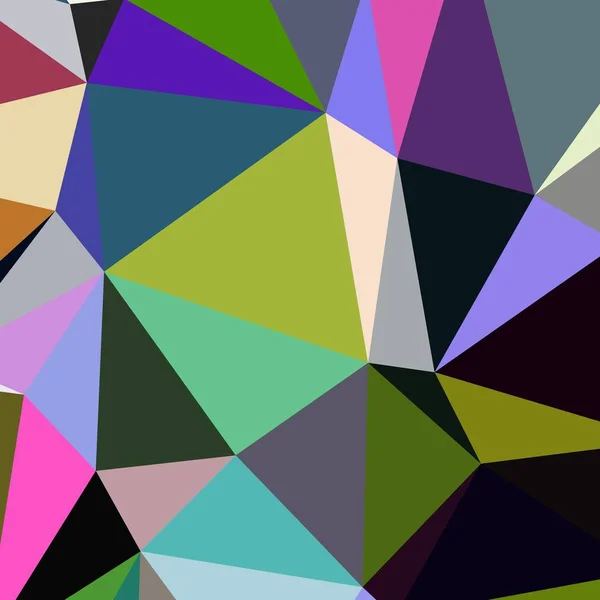 Abstract Background Multicolor Geometric Poligonal — Stock Photo, Image