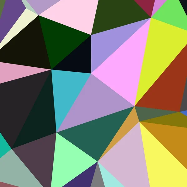 Abstract Achtergrond Veelkleurige Meetkundige Poligonal — Stockfoto