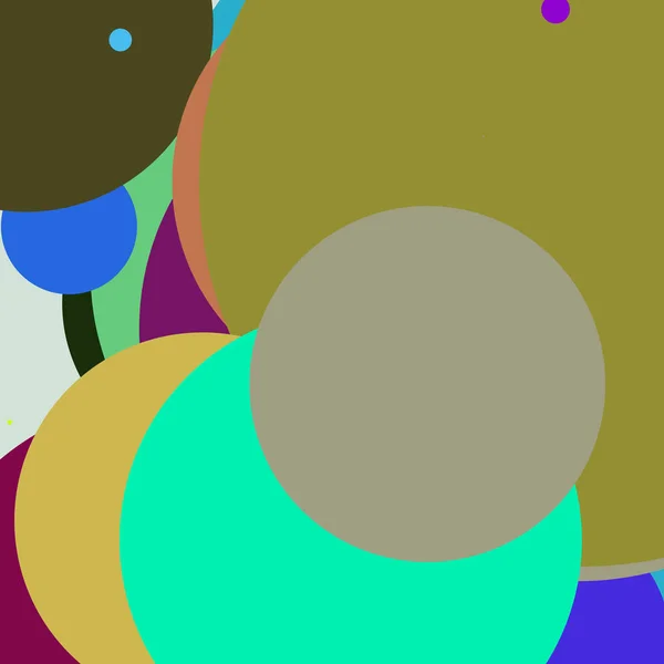 Círculo Geométrico Incrível Abstrato Fundo Multicolor Padrão — Fotografia de Stock