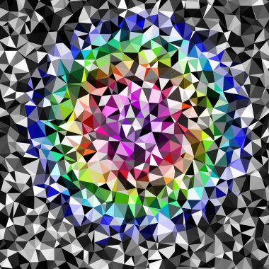 Arka plan çok renkli geometrik poligonal.