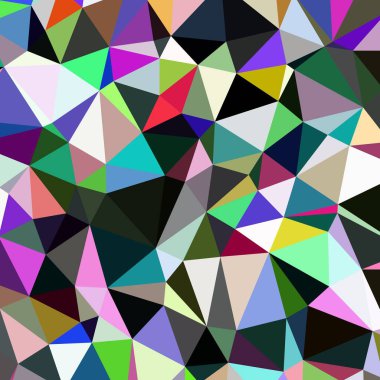 Arka plan poligonal sorunsuz üçgen renk desen.
