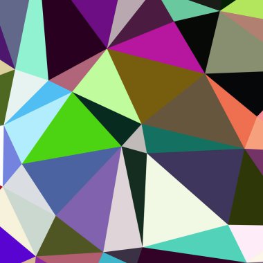 Arka plan poligonal sorunsuz üçgen renk desen.