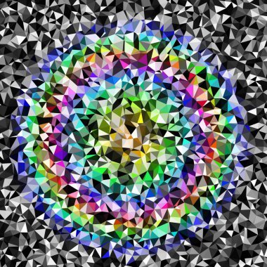 Arka plan çok renkli geometrik poligonal.