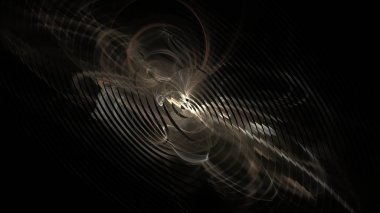 Fantezi kaotik renkli fraktal desen. Soyut Fraktal şekiller. 3D render resimde arka plan veya duvar kağıdı.