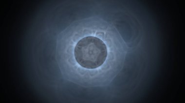 Fantezi kaotik renkli fraktal desen. Soyut Fraktal şekiller. 3D render resimde arka plan veya duvar kağıdı.