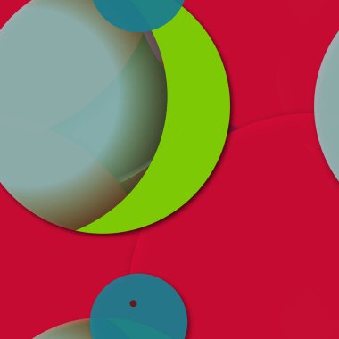 Çok renkli geometrik daire arka plan seamless modeli.